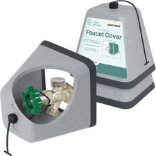 Outdoor Foam Faucet Covers for Winter Freeze Protection, 2 Pack
