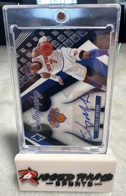 2023-24 Panini Phoenix Carmelo Anthony Calligraphy Auto FOTL /17