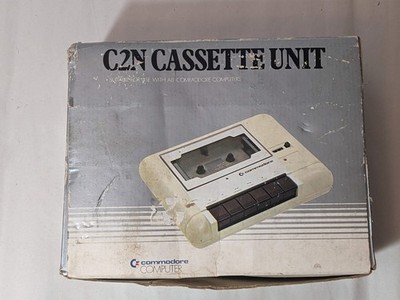 Commodore 64 Datasette C2N Tape Drive C64 w/ Foam Inserts & Box UNTESTED