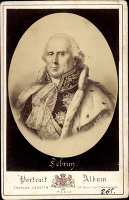 Kabinett Foto Lebrun, Consul de la Republique, Portrait Album... - 10689613