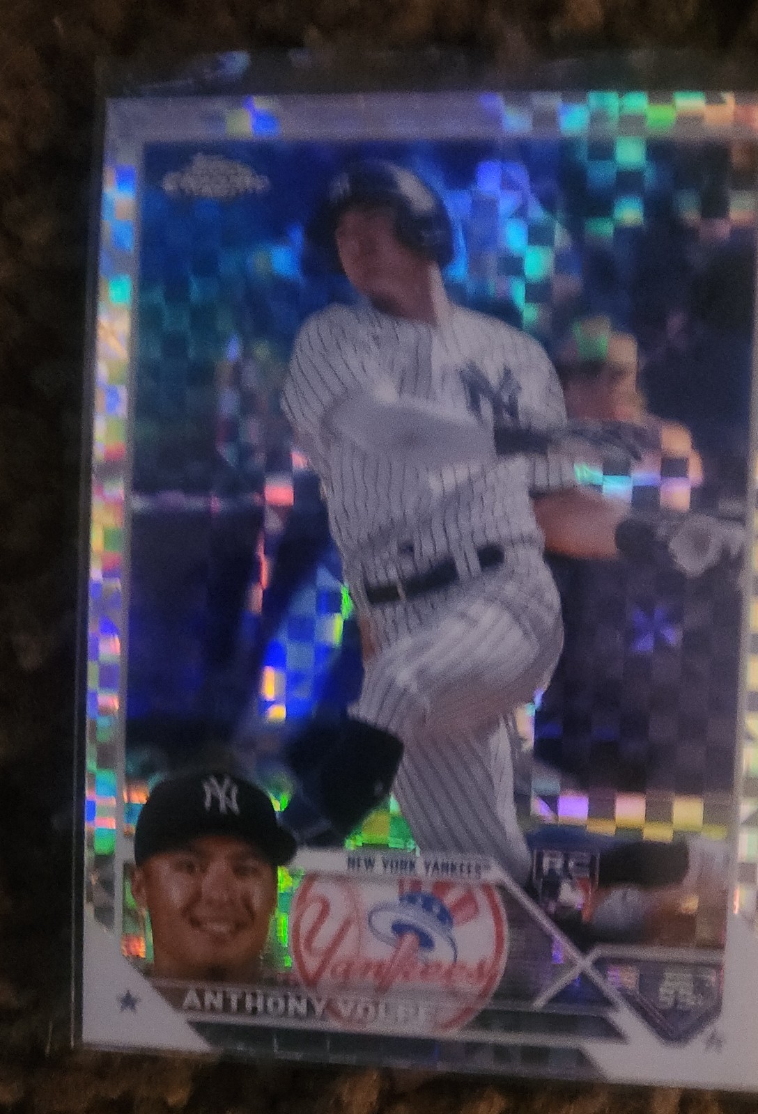 2023 Topps Chrome - Anthony Volpe #4 X-Fractor (RC)