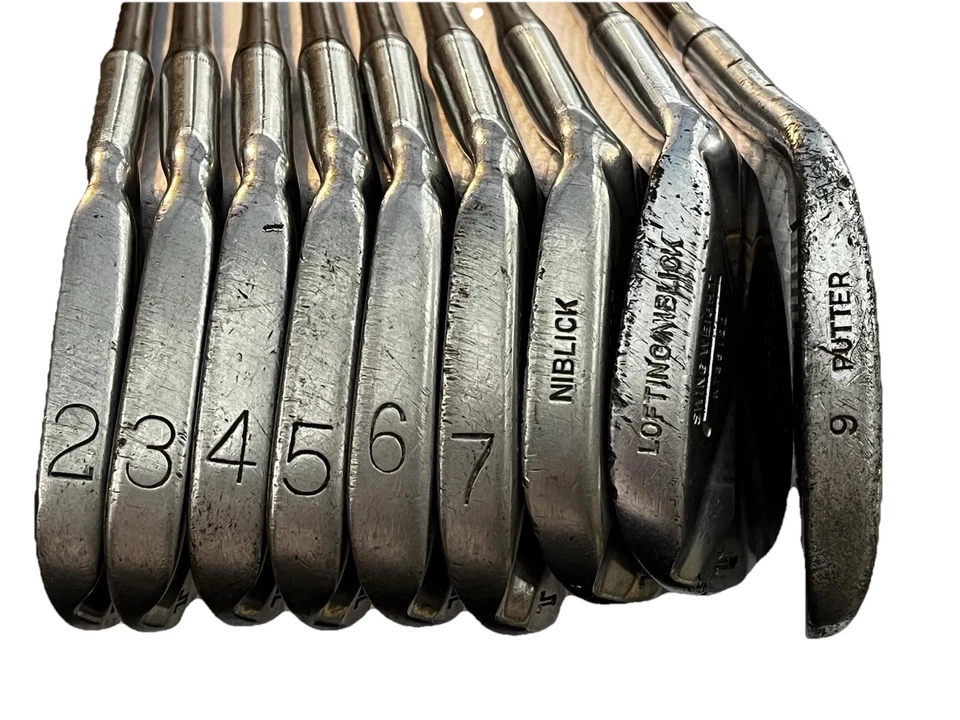 Rare 1930’s Wilson Kleersite Stainless Golf Irons 2-Mashie Niblick, Loft Niblick - Image 2 of 4