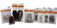 Halloween Skeletons Tombstones Miniatures Lot Celebrate It Tiny Treasures Decor