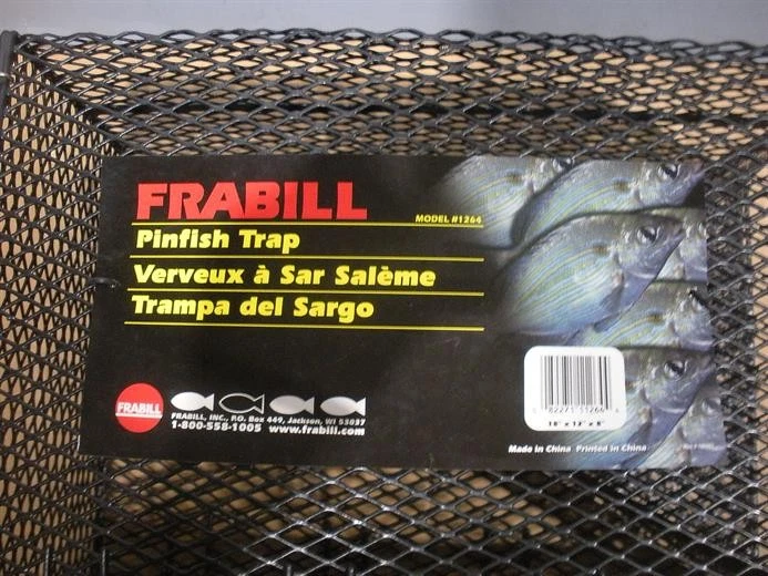 Frabill 1264 Schwarz Pinfish Falle 45.7cmx30.5cmx8 " - Bild 2 von 4