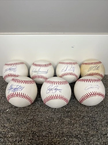 Detroit Tigers Autographed Baseball Lot ROMLB