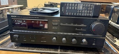 Denon DRA-835R 100W/CH Stereo Receiver Bundle Remote Antennas; Tested SEE VIDEO