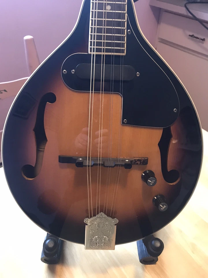 Mandolina eléctrica acústica Fender FM-52E tono concierto Foto 2 de 4