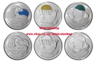 Canada 2011 Canadian Legendary Nature Circulation 25 Cent Quarter 6 Coins Set