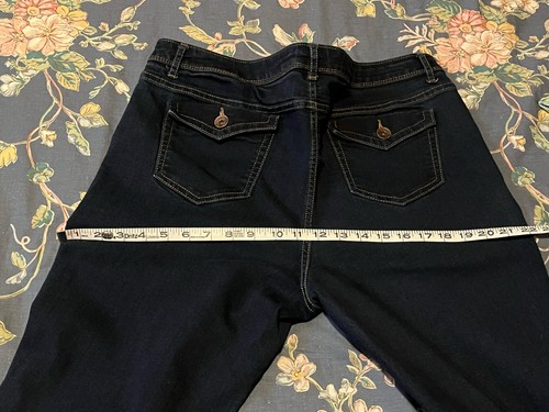 Simply Vera Vera Wang Women Jeans Blue Tag Size 16 (38x29) Bootcut Stretch - Picture 7 of 9
