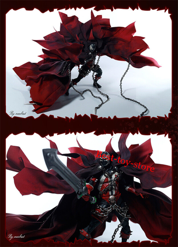 Wired Long cape + Metal Chain x 2 For Mcfarlane Spawn III 3(No Figure) - Picture 5 of 6