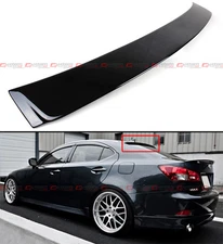 FOR 2006-13 2ND GEN LEXUS 2IS IS250 IS350 REAR ROOF WINDOW SPOILER PAINT BLACK 