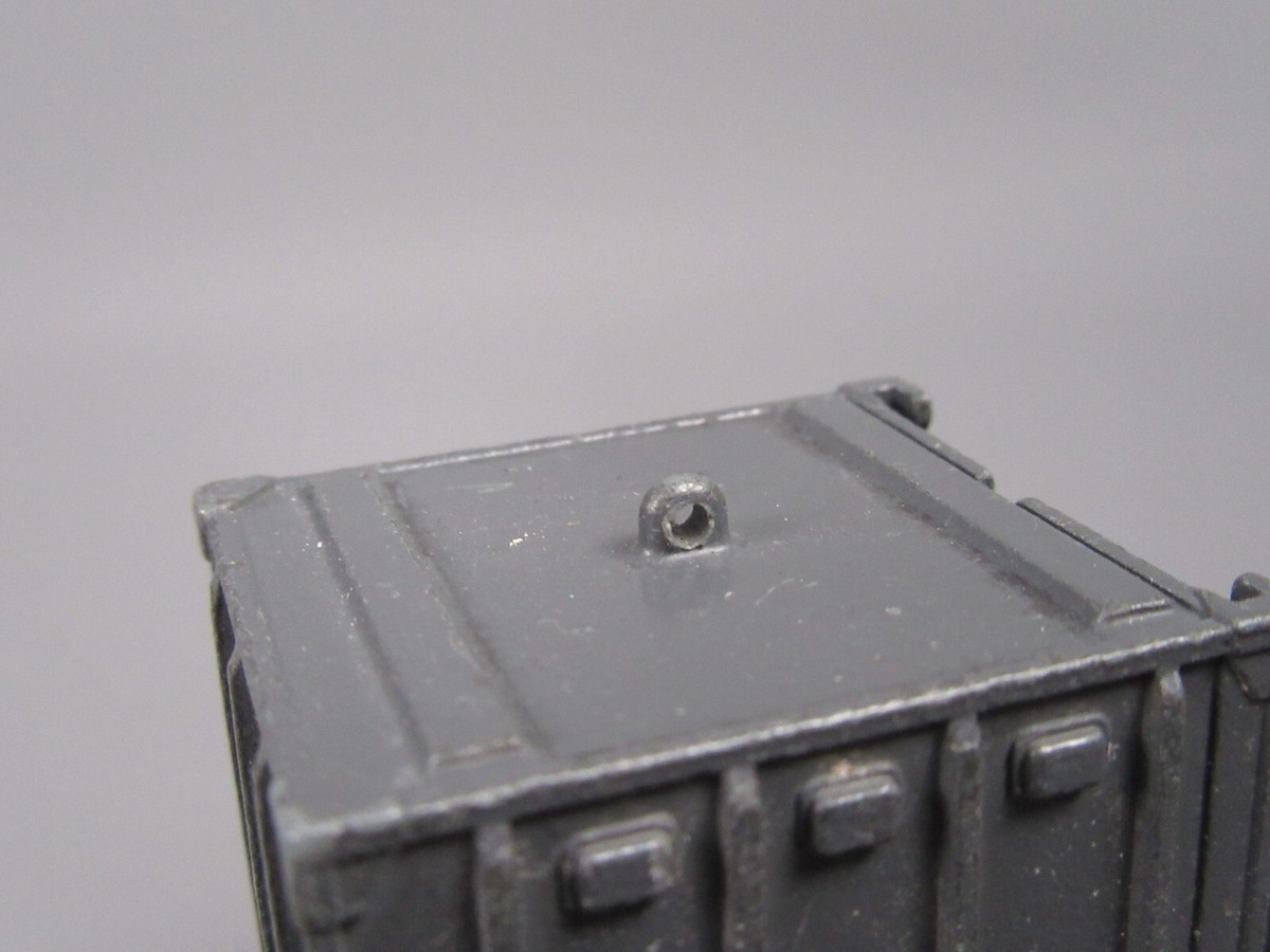 Dinky 34B France – Berliet GLM 10 Plateau Container, 1956, Rouge, Vintage