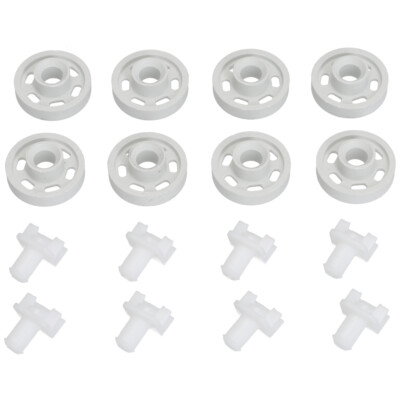 8x Korbrolle Unterkorb Geschirrspüler original AEG Electrolux Zanussi 4071300307