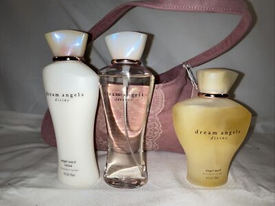 Victoria's Secret Dream Angels Heavenly Set Perfume 4 fl Lotion Rare  Retired NEW