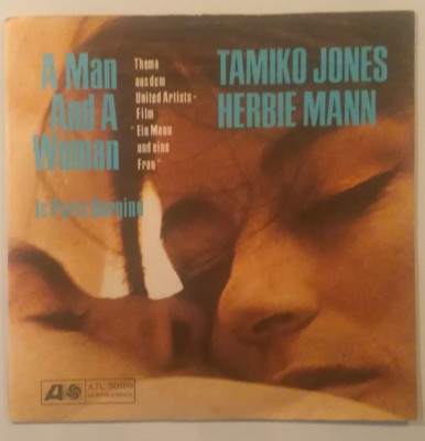 TAMIKO JONES + HERBIE MAN - A man and a woman + Is Paris burning  7''  Metronome