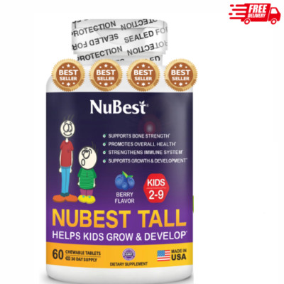 NuBest Tall Kidz, Multivitamins and Minerals Supports Growth & Develop, Berry Fl