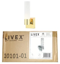 LIVEX LIGHTING 10101-01 Aero 11" Tall Bathroom Single Light - BNIB UNOPENED