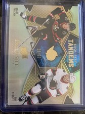 Brady Tkachuk/tim Stutzle 2023-24 Black Diamond  Exquisite Tandems 23/99