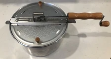 The Genuine Whirley Pop Stovetop Popcorn Popper Wabash Valley Farms PreOwned