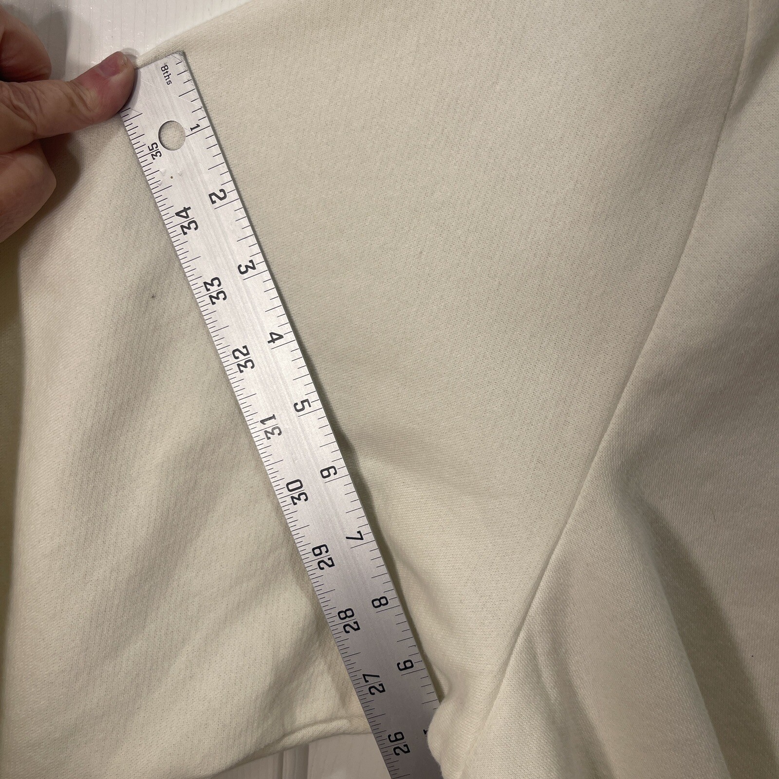 Blair Women's Cream LightHouse Embroidered Crewneck Sweatshirt Size 3X