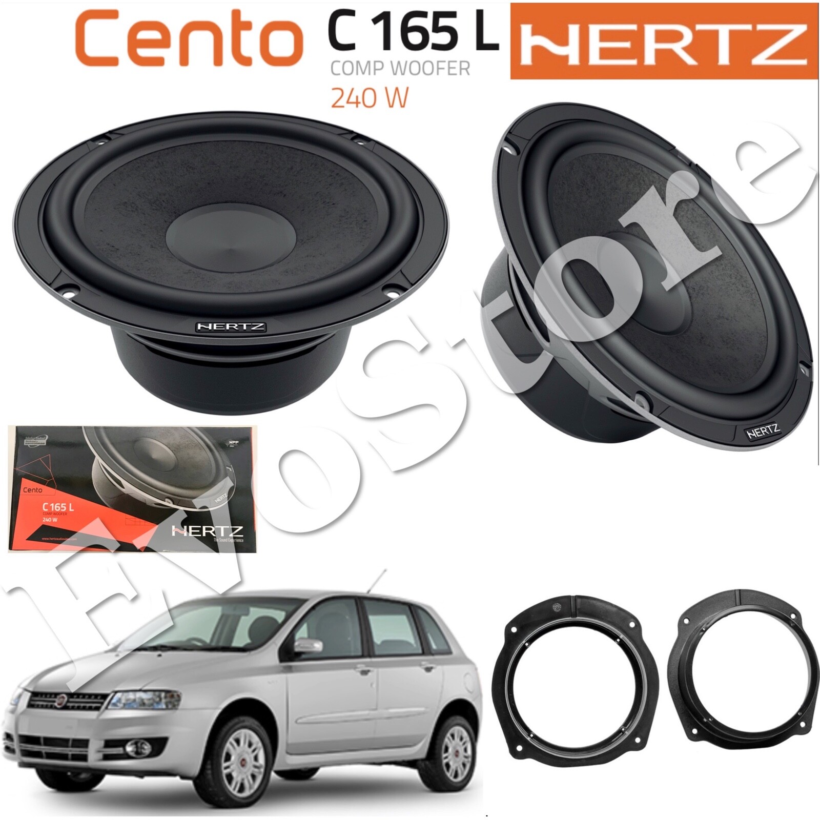 Migliora l'Audio della tua Fiat Stilo con Hertz C 165 L | Comfort Car