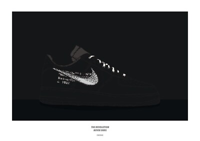 nike air max 1 sneaker poster bild jordan force off white patta parra streetart