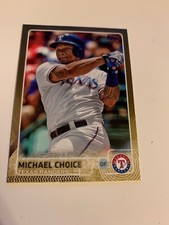 2015 Topps Series 1 #89 Michael Choice Gold Parallel 1652/2015