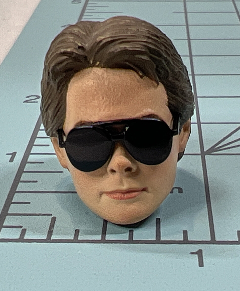 NECA BTTF Marty McFly Michael J Fox Head Sunglasses 1/12 Figure