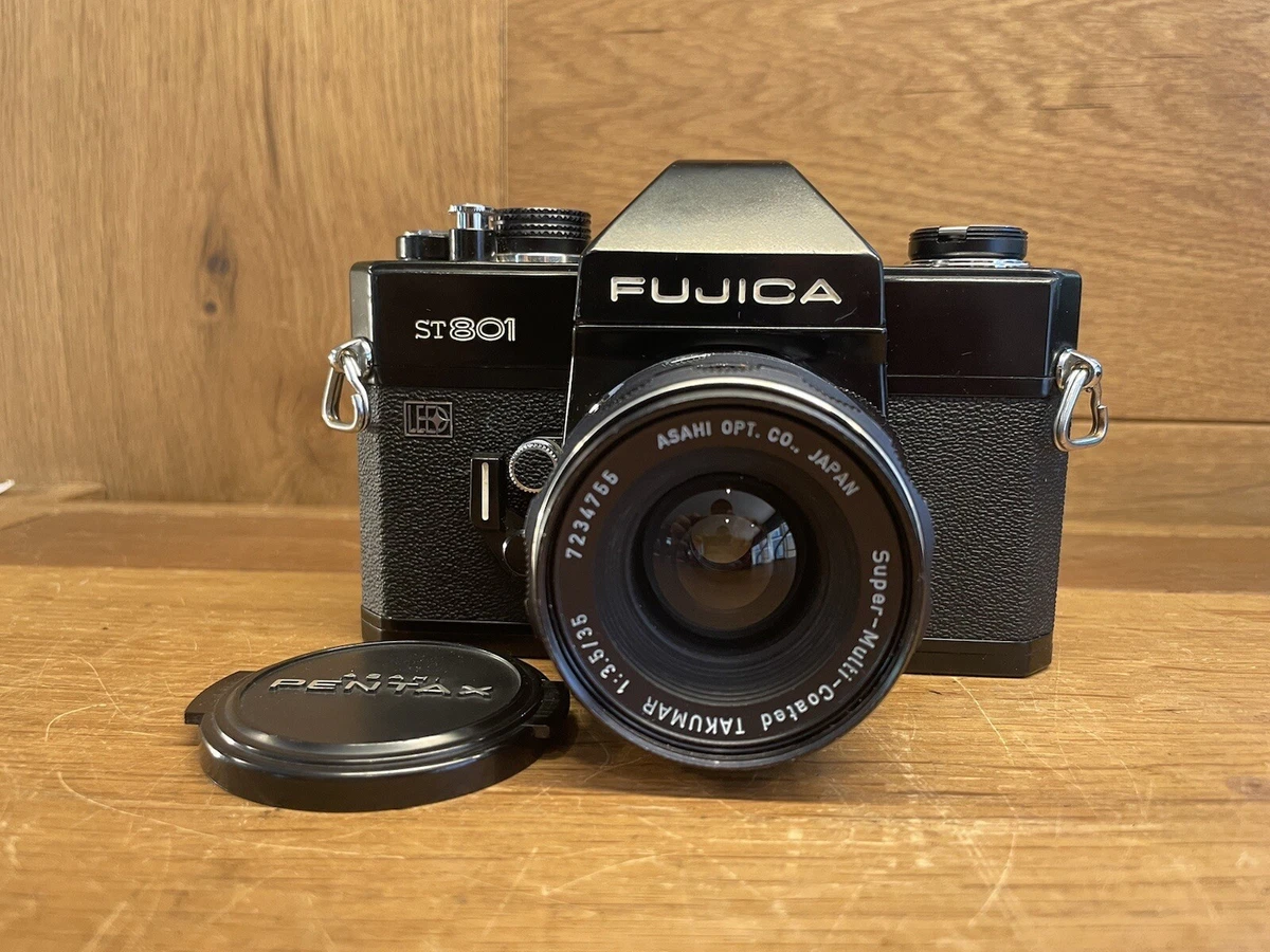 FUJICA ST801 フィルム Super-Takumar 1:3.5/35 Fujica ST801 35mm SLR Film Camera M42 LED 52064 | eBay