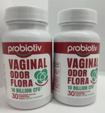 {2 Pack} Chewable Female Vaginal Probiotics 10 Billion CFU Organic Exp 11/2025