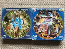 The Round Table Collection,  Animal Arena 700 Pcs-NEW, Nostalgic Journey 500 Pcs