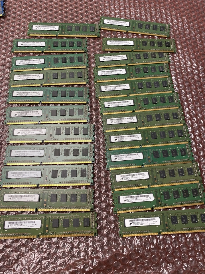 LOT OF 23 x 2GB Micron DDR3 1600MHz Desktop Memory MT8JTF25664AZ-1G6M1, 46GB - Image 2 of 4