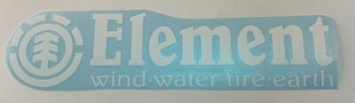 Element Skateboards Logo #3 - Die Cut Vinyl Decal Sticker Outdoor Vintage Skate