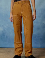 NEW NWT Urban Outfitters BDG Canvas Carpenter Pant Brown 26 Women