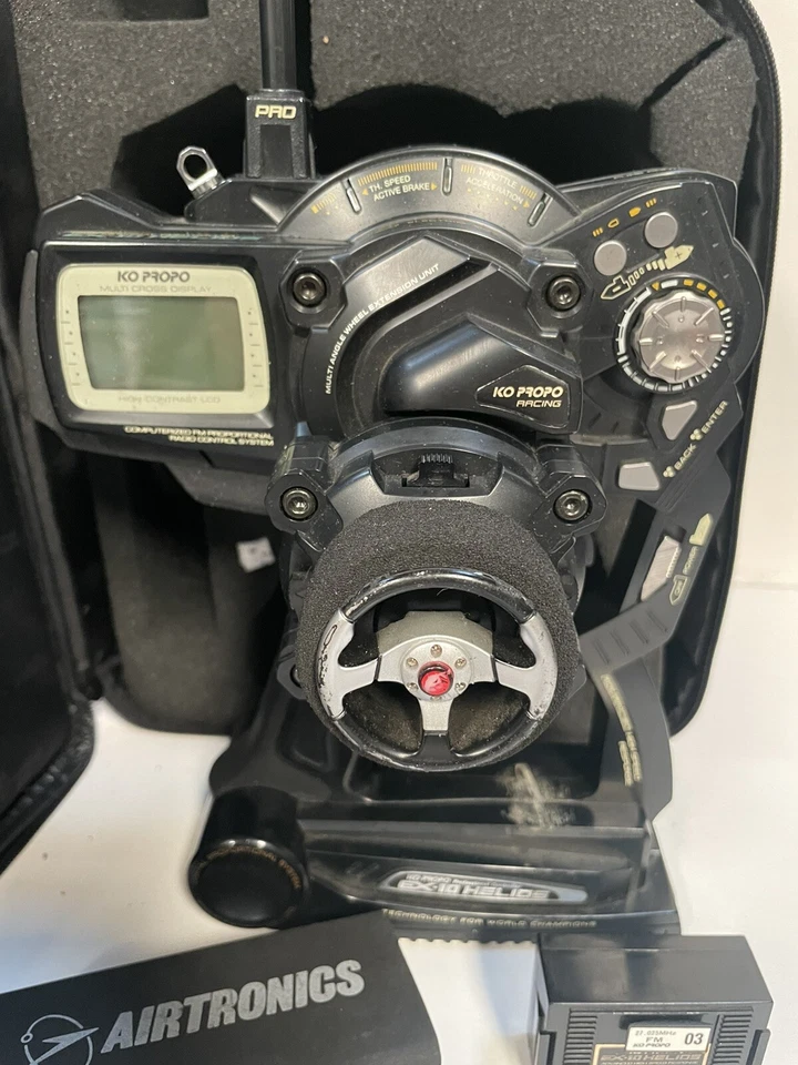 Ko Propo EX-10 Helios Transmitter Controller With Bag & Receivers - Tested! - Image 2 of 4