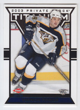 2002-03 PACIFIC PS TITANIUM VERNON FIDDLER RC /450 BLUE ROOKIE #123 Predators