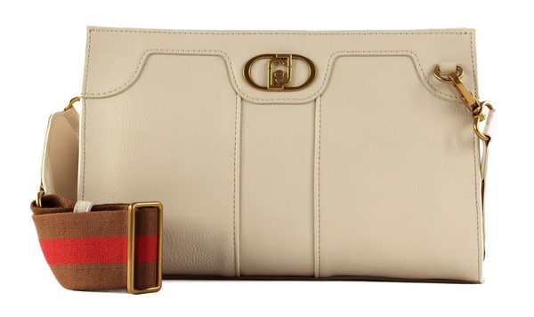 Liu Jo Anaba Crossover Bag M UmhäNgetasche Tasche True Champagne Beige Neu-image