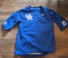 Kentucky Wildcats Nike Game Used Baseball Jersey Jacket #15 SEC Patch XL