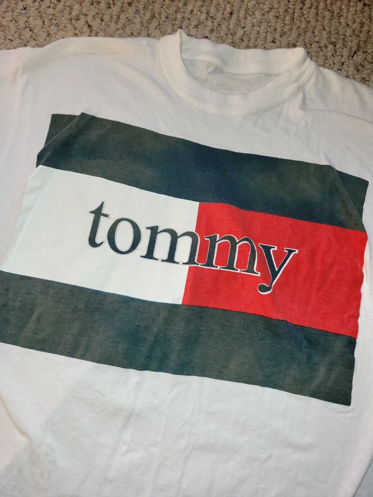 Vintage Tommy Hilfiger Graphic Tee Shirt M/L 90s … - image 2