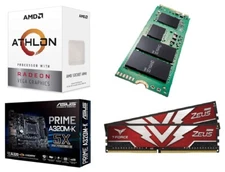 AMD ATHLON 3000G+ASUS A320M-K+INTEL 660P 1TB+TEAM ZEUS 16GB 3200MHz (Assembled)