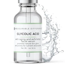 MEASURABLE DIFFERENCE GLYCOLIC ACID ANTI-AGING &EXFOLIATOR FACIAL SERUM 1FLOZ