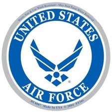 STICKER U.S. AIR FORCE 3-1/2"  0007 