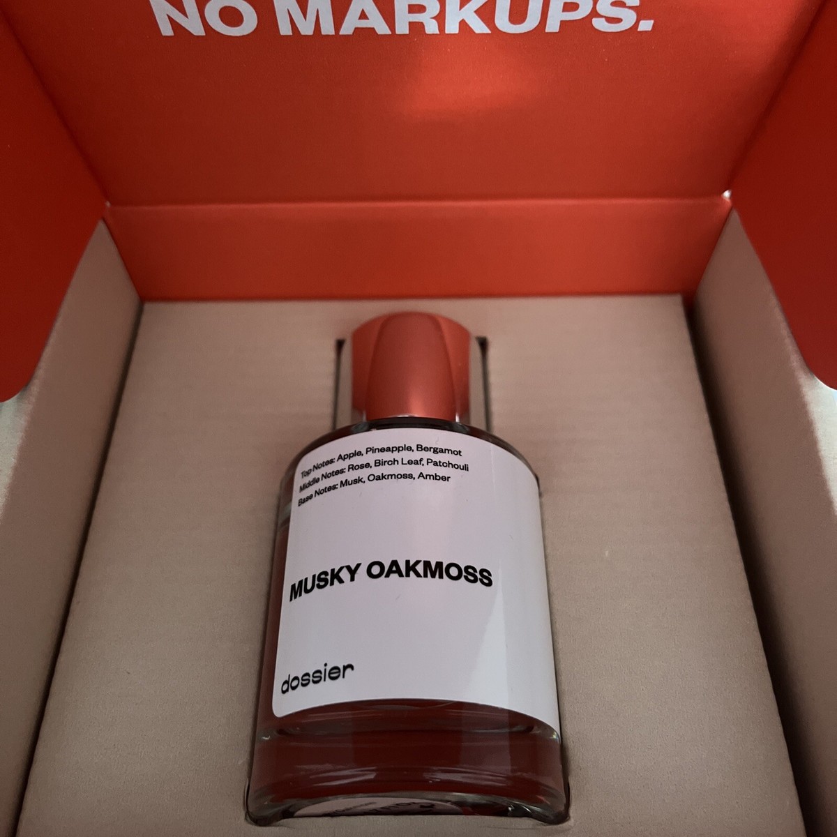 Dossier Musky Oakmoss Eau de Parfum Natural Fragrance Oz