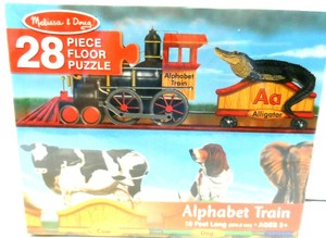 melissa and doug alphabet train puzzle
