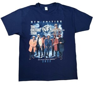✈ NEW EDITION THE CULTURE TOUR 2022 Tシャツ New Edition Culture Tour 2022 Size Large T-Shirt | eBay