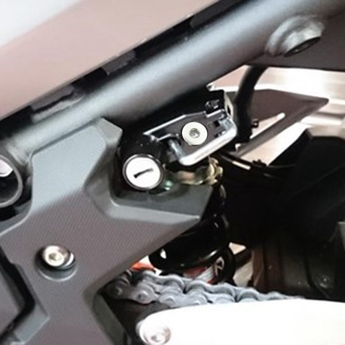 Motorcycl For KAWASAKI NINJA 400/Z400 Helmet Lock 2 Keys Anti-theft 2018-2020 - Picture 2 of 7