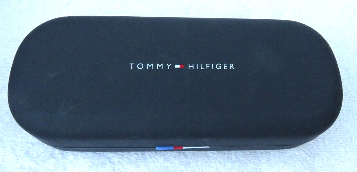 ?Tommy Hilfiger Navy Blue Sunglasses/Eyeglasses Case❤️ Tommy Hilfiger Glasses Case: Navy Blue Striped Fabric - FREE  main image 2