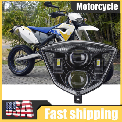 LED Headlight Head lamp w/ DRL For Husaberg 09- 14 FE 250 350 450 /FS 570 10-11