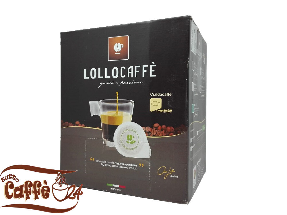450 Cialde ESE 44mm Lollo Caffè Miscela Nera - Foto 13