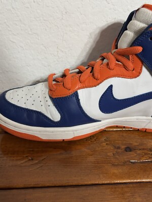VTG Nike Dunk High Euro Knicks/Broncos 2003 Size 10 304717-141